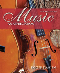 Kamien - Music: An Appreciation, Sixth Brief Edition