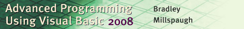 Adv Prog in Visual Basic 2008