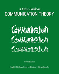 Griffin, A First Look at Communication Theory, 9e, book cover