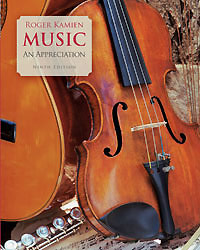 Música: Una apreciación, la cubierta Novena Edición de libro