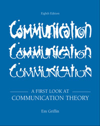 Griffin, A First Look at Communication Theory, 8e, book cover
