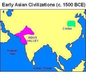 Map of Early Asian Civilizations