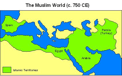 Map of Muslim World